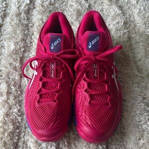 ASICS Women's Pink Court FF 3 Tennis Shoes